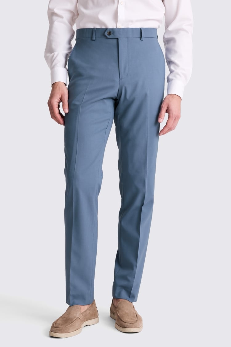 Tailored Fit Blue Suit